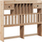 vidaXL - Hoofdbord - met - opbergruimte - 120 - cm - massief - grenenhout