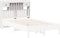 vidaXL - Hoofdbord - met - opbergruimte - 120 - cm - massief - grenenhout - wit