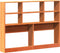vidaXL - Hoofdbord - met - opbergruimte - 120 - cm - massief - grenenhout - wasbruin