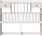vidaXL - Hoofdbord - met - opbergruimte - 120 - cm - massief - grenenhout - wit