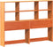 vidaXL - Hoofdbord - met - opbergruimte - 120 - cm - massief - grenenhout - wasbruin