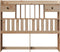 vidaXL - Hoofdbord - met - opbergruimte - 120 - cm - massief - grenenhout