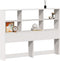 vidaXL - Hoofdbord - met - opbergruimte - 135 - cm - massief - grenenhout - wit
