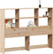 vidaXL - Hoofdbord - met - opbergruimte - 135 - cm - massief - grenenhout