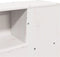 vidaXL - Hoofdbord - met - opbergruimte - 135 - cm - massief - grenenhout - wit