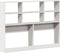 vidaXL - Hoofdbord - met - opbergruimte - 135 - cm - massief - grenenhout - wit