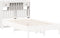 vidaXL - Hoofdbord - met - opbergruimte - 135 - cm - massief - grenenhout - wit