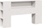 vidaXL - Hoofdbord - met - opbergruimte - 135 - cm - massief - grenenhout - wit