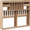 vidaXL - Hoofdbord - met - opbergruimte - 135 - cm - massief - grenenhout