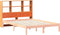 vidaXL - Hoofdbord - met - opbergruimte - 135 - cm - massief - grenenhout - wasbruin