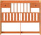 vidaXL - Hoofdbord - met - opbergruimte - 135 - cm - massief - grenenhout - wasbruin