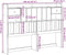 vidaXL - Hoofdbord - met - opbergruimte - 140 - cm - massief - grenenhout - wit