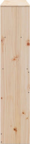 vidaXL - Hoofdbord - met - opbergruimte - 140 - cm - massief - grenenhout