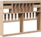 vidaXL - Hoofdbord - met - opbergruimte - 140 - cm - massief - grenenhout