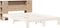 vidaXL - Hoofdbord - met - opbergruimte - 140 - cm - massief - grenenhout