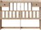 vidaXL - Hoofdbord - met - opbergruimte - 140 - cm - massief - grenenhout
