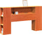 vidaXL - Hoofdbord - met - opbergruimte - 150 - cm - massief - grenenhout - wasbruin