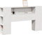 vidaXL - Hoofdbord - met - opbergruimte - 150 - cm - massief - grenenhout - wit