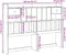 vidaXL - Hoofdbord - met - opbergruimte - 150 - cm - massief - grenenhout - wit