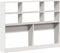 vidaXL - Hoofdbord - met - opbergruimte - 150 - cm - massief - grenenhout - wit