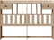 vidaXL - Hoofdbord - met - opbergruimte - 150 - cm - massief - grenenhout