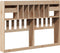 vidaXL - Hoofdbord - met - opbergruimte - 150 - cm - massief - grenenhout