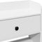 vidaXL - Hoofdbord - met - opbergruimte - 150 - cm - massief - grenenhout - wit