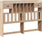vidaXL - Hoofdbord - met - opbergruimte - 160 - cm - massief - grenenhout
