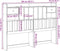 vidaXL - Hoofdbord - met - opbergruimte - 160 - cm - massief - grenenhout - wit