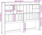 vidaXL - Hoofdbord - met - opbergruimte - 160 - cm - massief - grenenhout - wasbruin