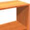 vidaXL - Hoofdbord - met - opbergruimte - 160 - cm - massief - grenenhout - wasbruin