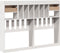 vidaXL - Hoofdbord - met - opbergruimte - 160 - cm - massief - grenenhout - wit