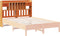 vidaXL - Hoofdbord - met - opbergruimte - 160 - cm - massief - grenenhout - wasbruin