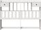 vidaXL - Hoofdbord - met - opbergruimte - 160 - cm - massief - grenenhout - wit
