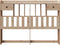 vidaXL - Hoofdbord - met - opbergruimte - 160 - cm - massief - grenenhout