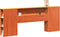 vidaXL - Hoofdbord - met - opbergruimte - 180 - cm - massief - grenenhout - wasbruin