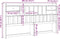 vidaXL - Hoofdbord - met - opbergruimte - 180 - cm - massief - grenenhout - wit
