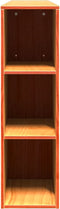 vidaXL - Hoofdbord - met - opbergruimte - 180 - cm - massief - grenenhout - wasbruin