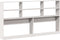vidaXL - Hoofdbord - met - opbergruimte - 180 - cm - massief - grenenhout - wit