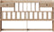 vidaXL - Hoofdbord - met - opbergruimte - 180 - cm - massief - grenenhout
