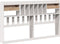 vidaXL - Hoofdbord - met - opbergruimte - 180 - cm - massief - grenenhout - wit