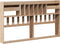 vidaXL - Hoofdbord - met - opbergruimte - 180 - cm - massief - grenenhout