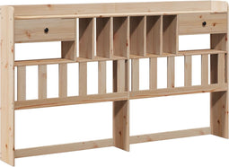 vidaXL - Hoofdbord - met - opbergruimte - 200 - cm - massief - grenenhout