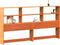 vidaXL - Hoofdbord - met - opbergruimte - 200 - cm - massief - grenenhout - wasbruin