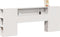 vidaXL - Hoofdbord - met - opbergruimte - 200 - cm - massief - grenenhout - wit