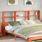 vidaXL - Hoofdbord - met - opbergruimte - 200 - cm - massief - grenenhout - wasbruin
