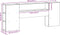 vidaXL - Hoofdbord - met - opbergruimte - 200 - cm - massief - grenenhout - wit