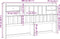 vidaXL - Hoofdbord - met - opbergruimte - 200 - cm - massief - grenenhout - wit