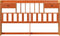 vidaXL - Hoofdbord - met - opbergruimte - 200 - cm - massief - grenenhout - wasbruin