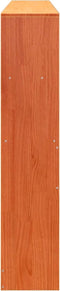 vidaXL - Hoofdbord - met - opbergruimte - 200 - cm - massief - grenenhout - wasbruin